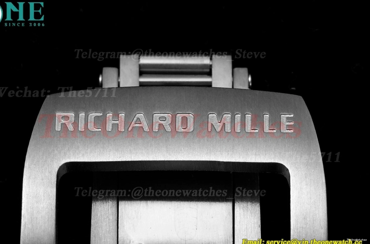 on strap  Dial RM055 Skeleton Transparent Transparent Rubber Sonic Clone  RMUL2 0208